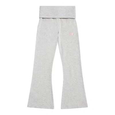 New Balance Kids' Roll Down Flare Legging In Gray