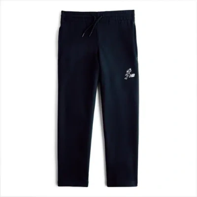 New Balance Kids' Shohei Kids Logo French Terry Pant In Black