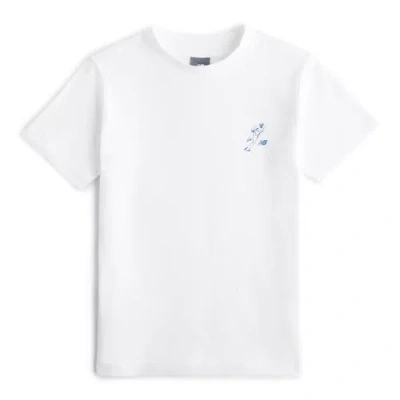 New Balance Kids' Shohei Kids Logo Short Sleeve T-shirt In White