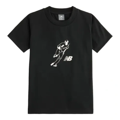 New Balance Kids' Shohei Kids Logo T-shirt In Black