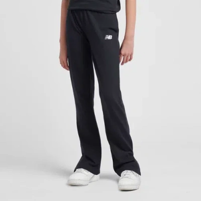 New Balance Kids' Small Logo Flare Legging In Black