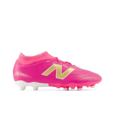 New Balance Kinder Tekela Team Low Jnr Fg V5 In Rosa/braun, Synthetik, Grösse 36 In Pink