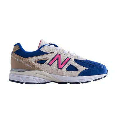 Pre-owned New Balance Kith X 990v4 Little Kid 'daytona' | Blue | Kid's Size 2
