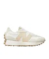 New Balance 327 Low-top Sneakers In Sea Salt With Sandstone In White