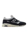 New Balance 1500 Leather And Mesh-trimmed Brushed-suede Sneakers In Black