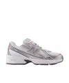 New Balance Pink Low Top Sneakers With Logo Patch On Side And Tongue And Perforated Panels In Gray