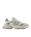 New Balance 9060 Low-top Suede And Mesh Sneakers In Nude