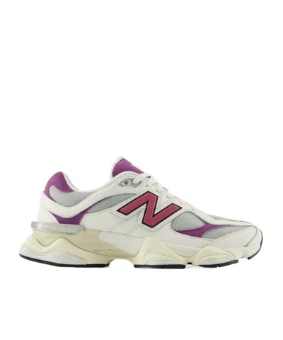 New Balance Lace Up Sneakers In White