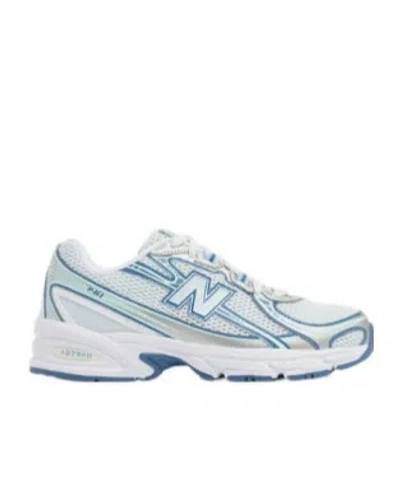 New Balance Laceup Sneakers In White
