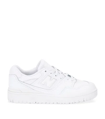 New Balance Kids' Leather 550 Sneakers In White