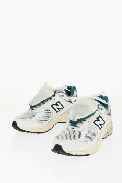 New Balance Leather And Mesh 2002r Low Top Sneakers With Removable Pocke In White
