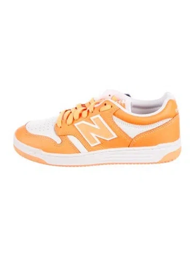 Pre-owned New Balance Leather Athletic Sneakers W/ Tags In Orange