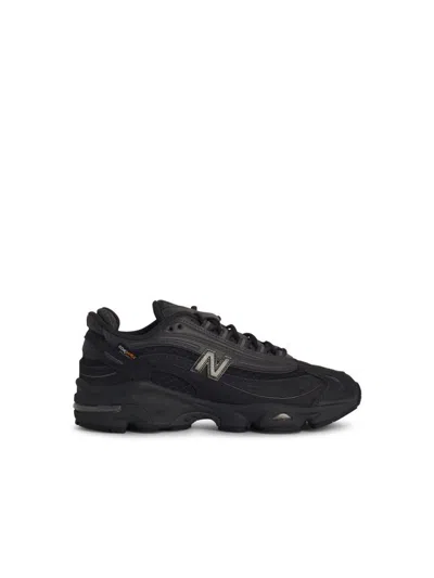 New Balance Leather Blend Sneakers In Black
