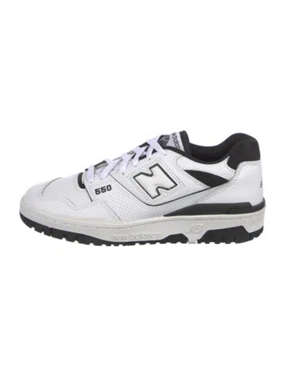 Pre-owned New Balance Leather Colorblock Pattern Sneakers In Multi