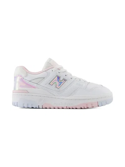 NEW BALANCE LEATHER-PANELLED SNEAKERS