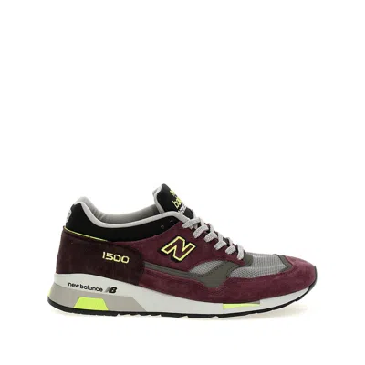 New Balance Leather Sneakers In Red