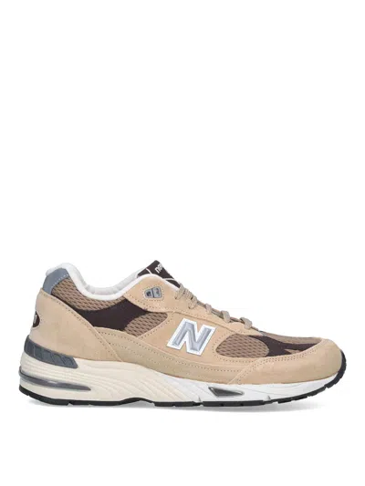 New Balance Leather Sneakers In Neutral