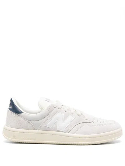 New Balance Leather Sneakers In White 't500'