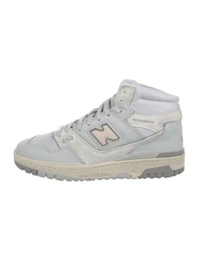 Pre-owned New Balance Leather Sneakers In White