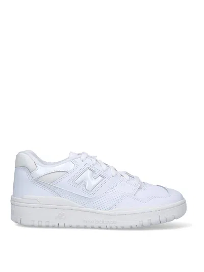 New Balance Leather Sneakers In White