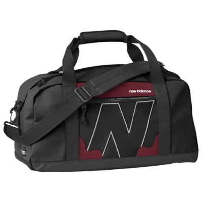 New Balance Legacy Duffel In Black/red