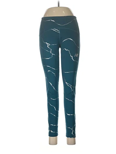 Pre-owned New Balance Leggings In Blue