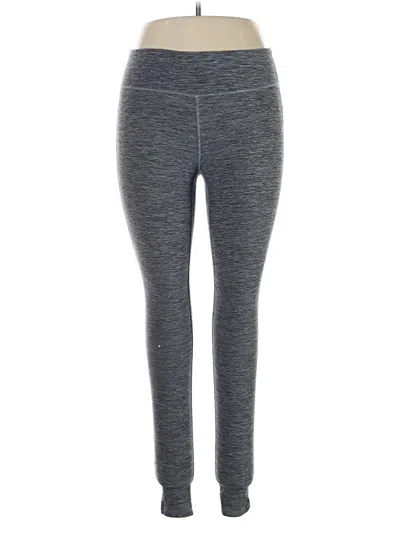 Pre-owned New Balance Leggings In Gray