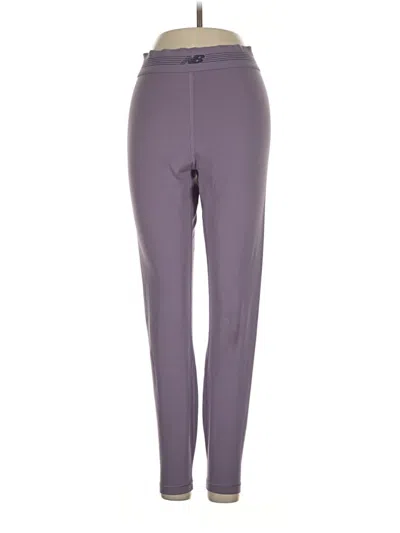 Pre-owned New Balance Leggings In Purple