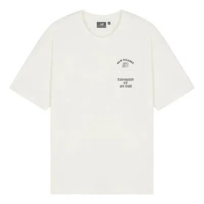 New Balance Lifestyle Casual Tee 'white Black'