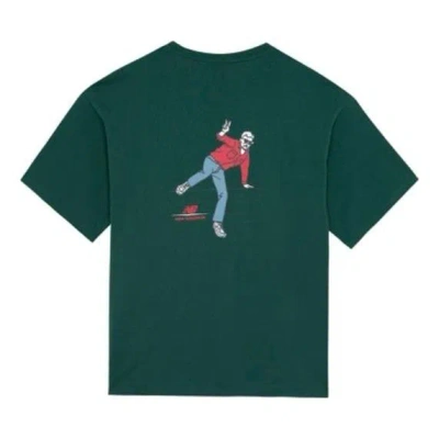 New Balance Lifestyle Graphic Tee 'green' In Multi