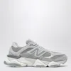New Balance 9060 Grey Sneaker With Side Logo And Chunky Sole In Suede Unisex In Gray
