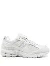 New Balance Light Grey Suede Sneaker With Reflective Details In White