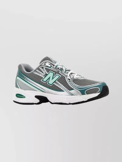 New Balance Lightweight Mesh And Rubber Sneakers In Green