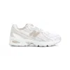 New Balance Lightweight Textile Sneakers With Cushioned Sole In White