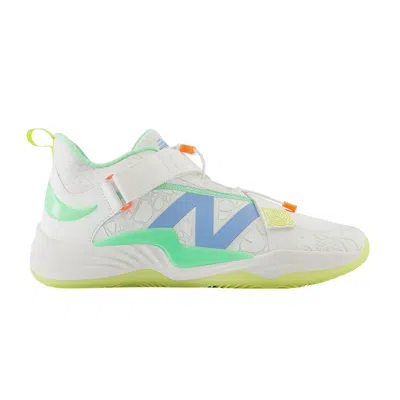 Pre-owned New Balance Lindor 2 Pre-game 2e Wide 'optic White Cosmic Pineapple'
