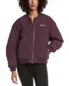 New Balance Linear Heritage Bomber Jacket In Purple