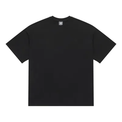 New Balance Linear Heritage Brushed Back Jersey Oversized T-shirt 'black'