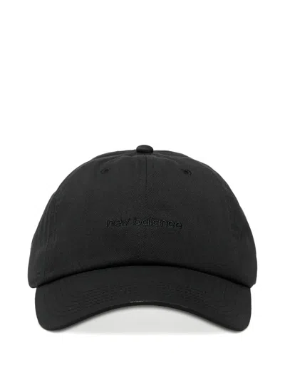 New Balance Linear-logo Cap In Black