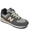 New Balance Little Kids' 574 Grey Days Casual Sneakers From Finish Line In Magnet