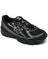 New Balance Little Kids 740 Casual Sneakers From Finish Line In Black