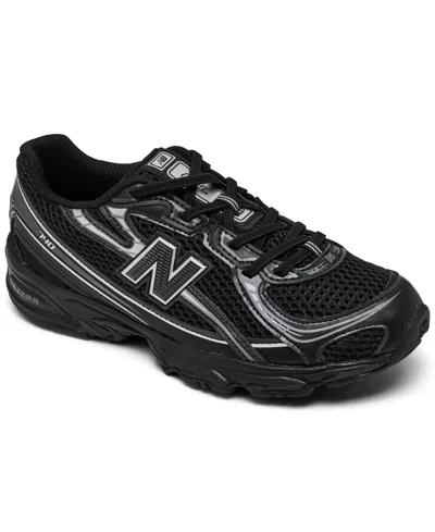 New Balance Little Kids 740 Casual Sneakers From Finish Line In Black