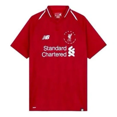 New Balance Liverpool Fc 18 19 Signature T-shirt 'red Pepper'