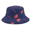 New Balance Logo Bucket Hat 'navy' In Blue