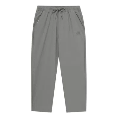 New Balance Logo Cargo Pants 'grey' In Gray