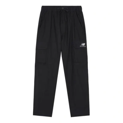 New Balance Logo Casual Cargo Pants 'black'