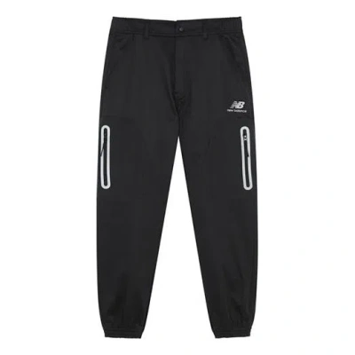 New Balance Logo Classic Cotton Pants 'black'