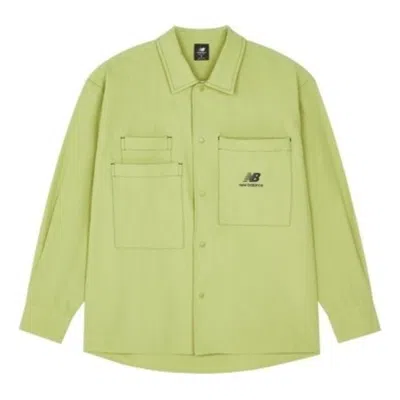 New Balance Logo Classic Shirt 'lime Green Black'