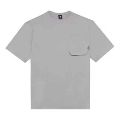 New Balance Logo Crew Neck Tee 'grey' In Gray