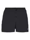 New Balance Logo-detail Running Shorts In Blue