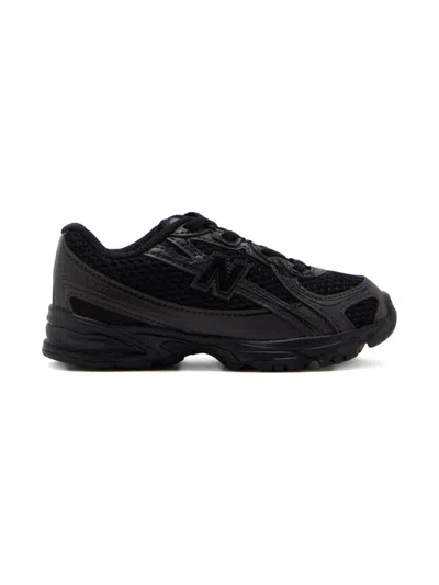 New Balance Kids' Logo-detail Sneakers In Black